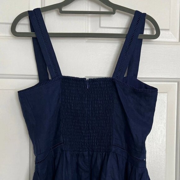 NWT Everett Mini Linen Dress - Danube Size 12 - Picture 7 of 8